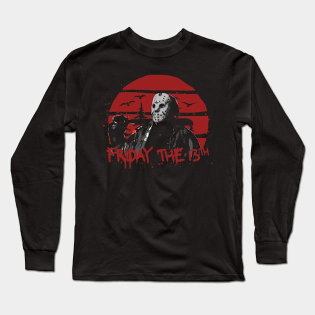 friday 13th Long Sleeve T-Shirt by iniandre